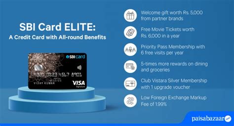 sbi elite credit card visa